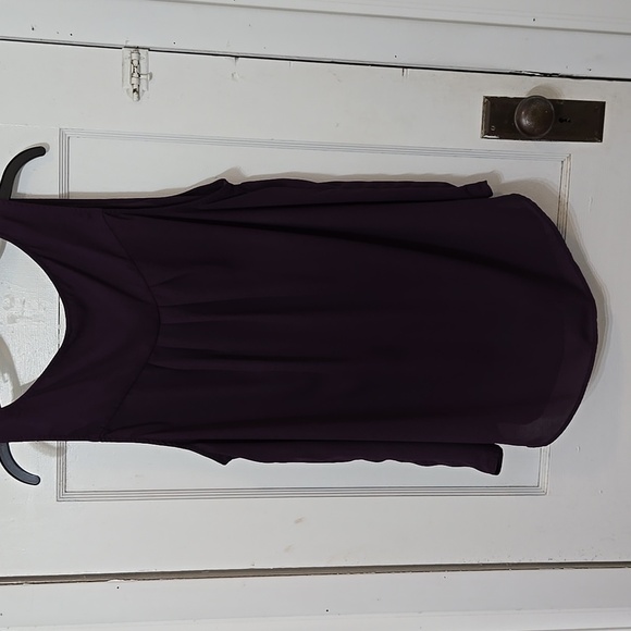 TORRID WOMENS SIZE PLUS 2 Elegant Purple Plum Sleeveless Top TANK - Picture 4 of 5